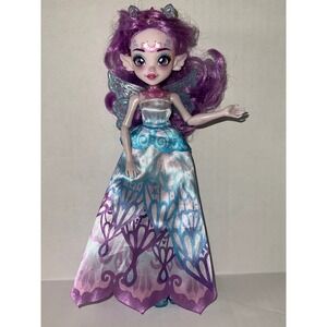 Magic Mixies Pixlings Skylar Fashion Doll Purple Hair Blue Wings 10"